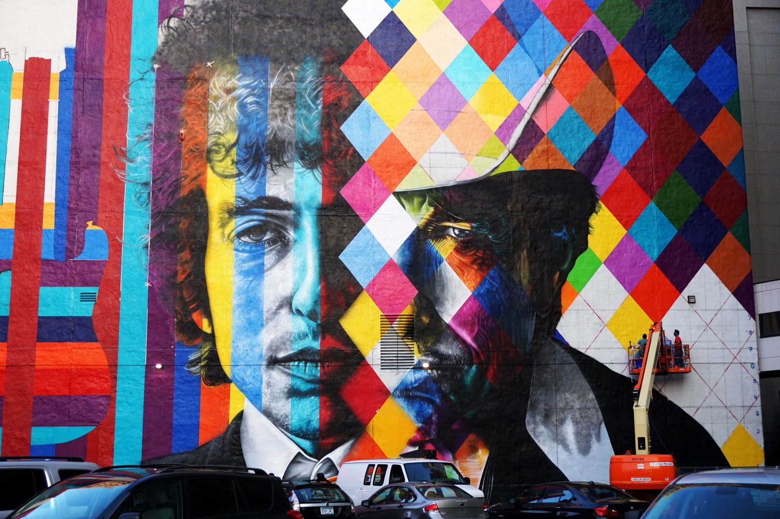 The Times They are A-changing”, a new mural by Edoardo Kobra in